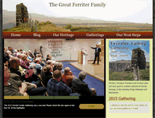 Tablet Screenshot of ferriterfamily.com